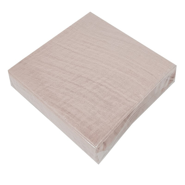 Mousseline hoeslaken 120 x 60 cm, roze
