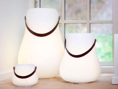 Flower pot L with LED Multicolour Ø 34 cm