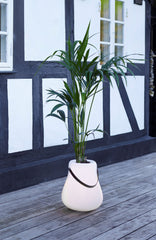 Flower pot L with LED Multicolour Ø 34 cm