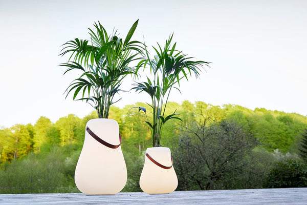 Flower pot L with LED Multicolour Ø 34 cm