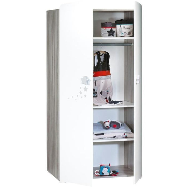 "Baby Price Wardrobe Nursery 2 Doors - New Nao"