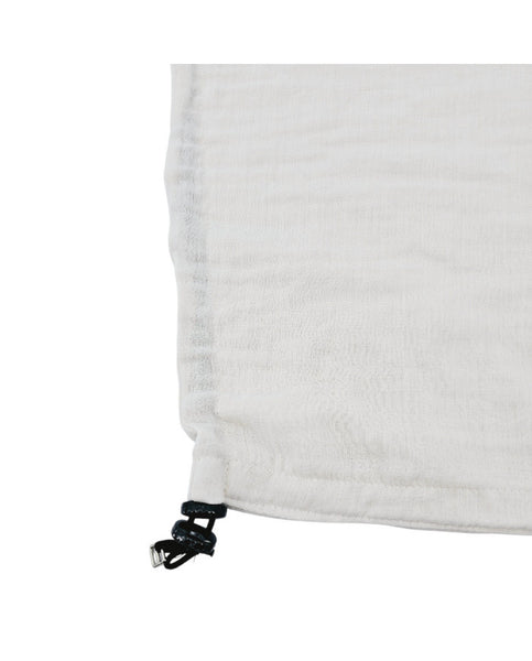 Beige Muslin Sun Visor
