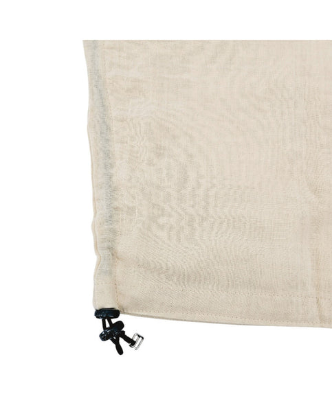Muslin sun visor, latte