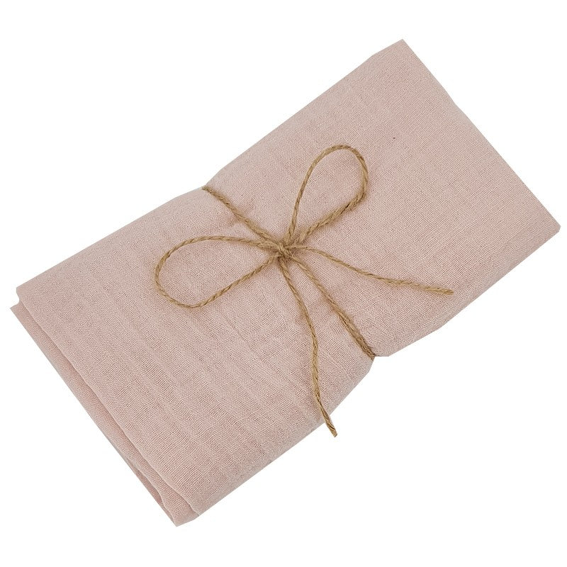 Mousseline hydrofiele doek en luier, 80 x 80 cm, 1 stuk, roze