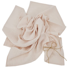 Lange et couche en mousseline 80 x 80 cm, 2 pièces, beige