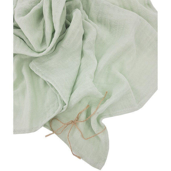 Muslin swaddle & nappy 80 x 80 cm, 2 pcs, mint