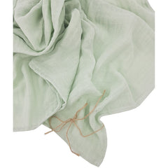 Muslin swaddle & nappy 80 x 80 cm, 2 pcs, mint