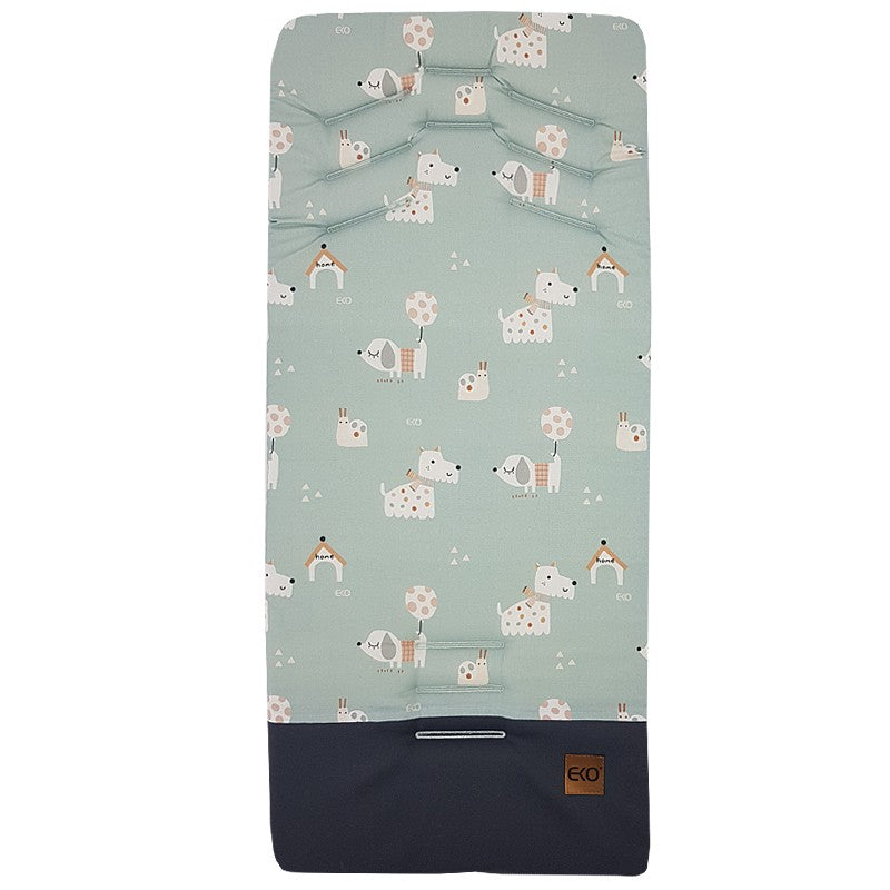 Traagschuim babyzitje voor kinderwagens/buggy's HONDEN