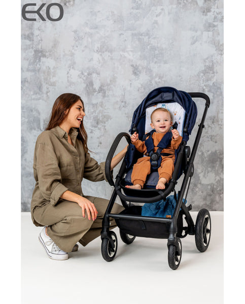 Traagschuim babyzitje voor kinderwagens/buggy's HONDEN