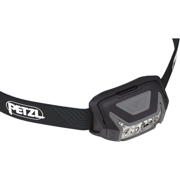 Headlamp - PETZL - ACTIK - Running / Trekking - 450 lumens - Includes 3 AAA/LR03 batteries - Gray