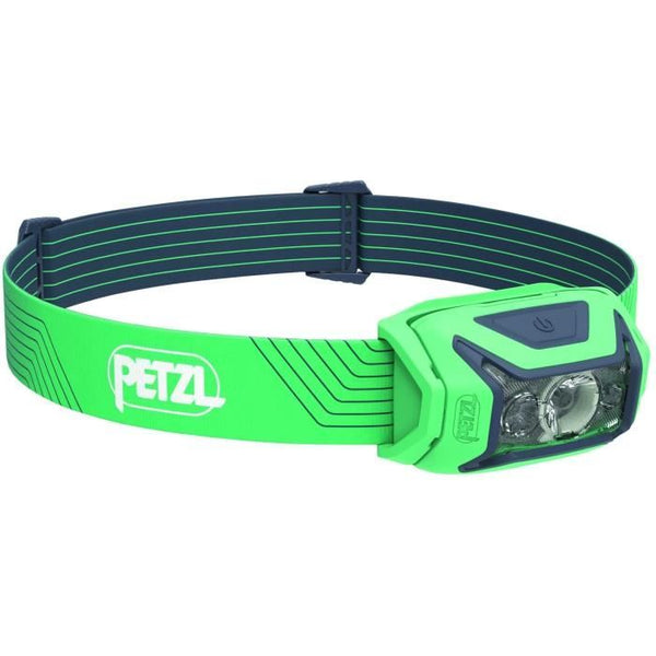 Headlamp - PETZL - ACTIK - Running / Trekking - 450 lumens - Including 3 AAA/LR03 batteries - Green