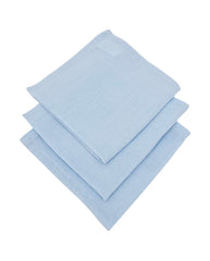 Mousseline Luiers 30 x 30 cm, 3 stuks, Blauw