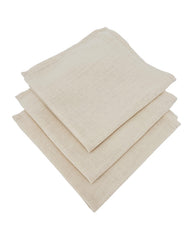 Langes en mousseline 30 x 30 cm, 3 pièces, Latte