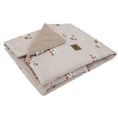 Couverture et tapis de jeu avec doublure en velours — Abeilles