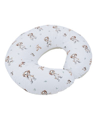 Velvet breastfeeding crescent pillow GARDENER BEAR