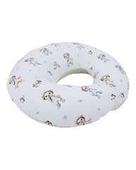 Velvet breastfeeding crescent pillow GARDENER BEAR