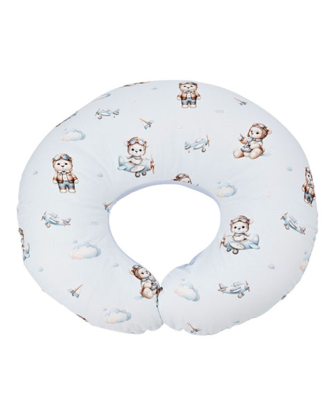 Velvet nursing pillow PILOT BEAR