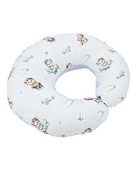 Velvet nursing pillow PILOT BEAR