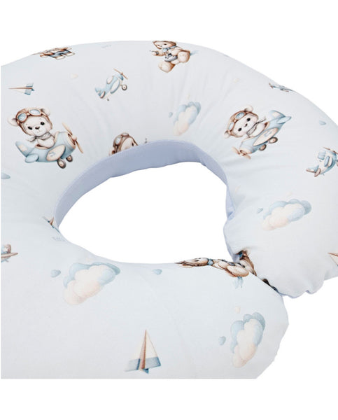 Velvet nursing pillow PILOT BEAR