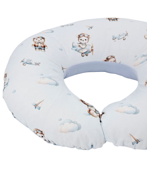 Velvet nursing pillow PILOT BEAR