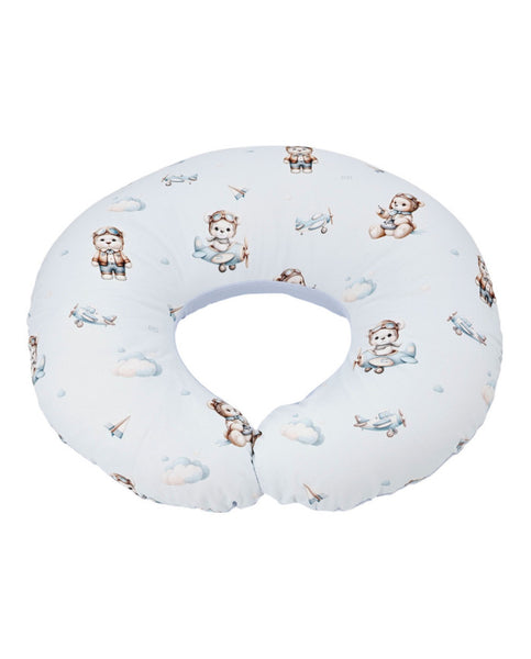 Velvet nursing pillow PILOT BEAR