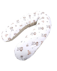 Coussin d'allaitement en velours Ours Jardinier