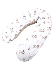 Coussin d'allaitement en velours Ours Jardinier
