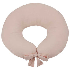 Muslin nursing crescent Rose Pink