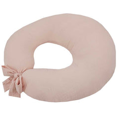Muslin nursing crescent Rose Pink