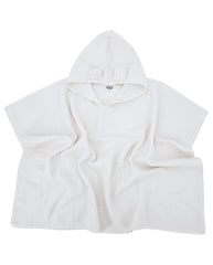 Beige Mousseline Poncho