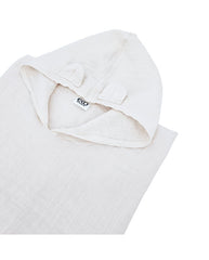 Beige Mousseline Poncho