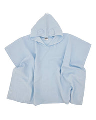 Poncho en mousseline BLEU