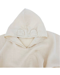 Mousseline Poncho Latte