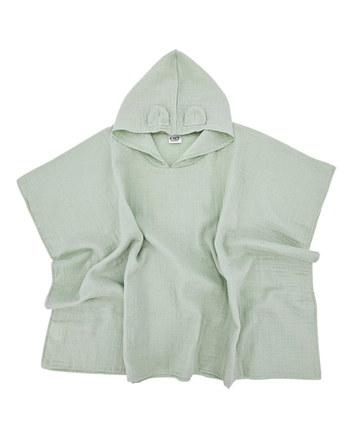 Muslin Poncho Mint