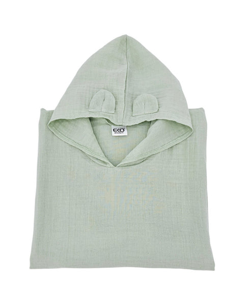 Muslin Poncho Mint