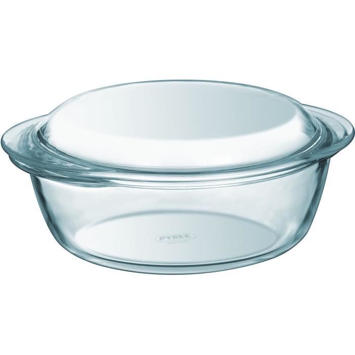 Baking dish - PYREX - 1450094 - Round - Borosilicate glass - 3 liters