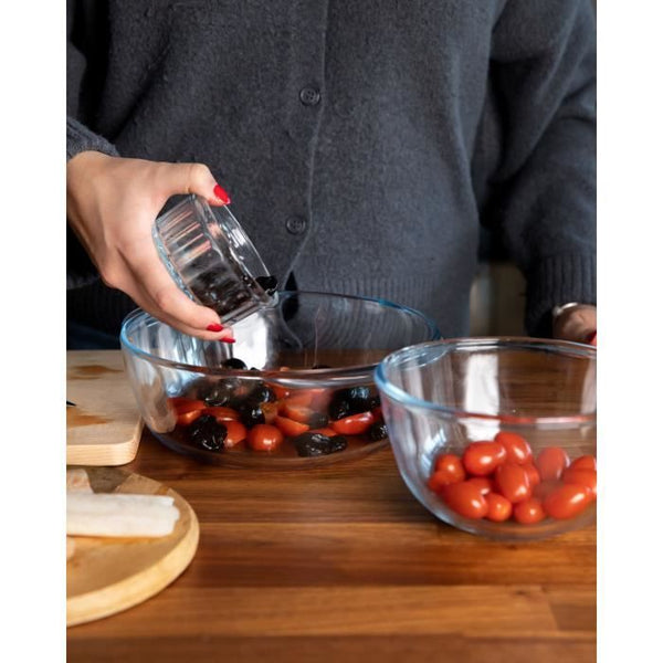 Baking dish - PYREX - 1450094 - Round - Borosilicate glass - 3 liters
