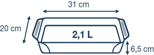 Irresistible Baking Dish Set of 3 Pieces