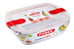 Ensemble de 3 plats rectangulaires Cook & Heat de 1,1 litre