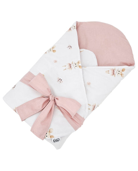 Printed cotton cone with coconut ballerina mouse
