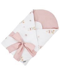 Printed cotton cone with coconut ballerina mouse