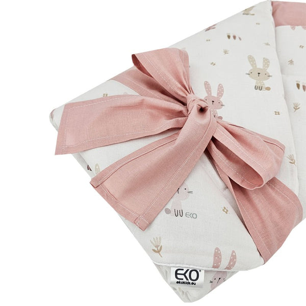 Printed cotton cone with coconut bunny