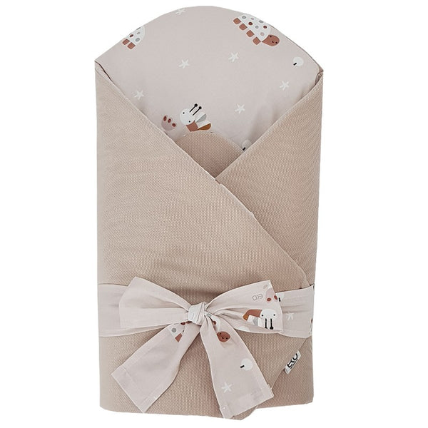 Gigoteuse en coton velours - Abeilles