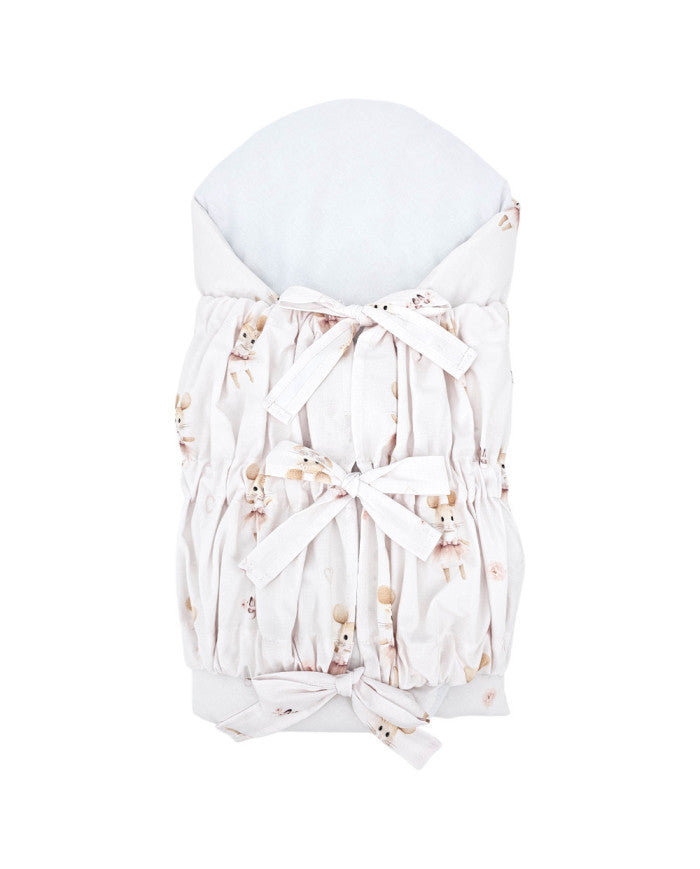 Maxi-lange en coton imprimé Souris ballerine