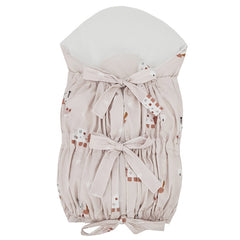 Printed Cotton Swaddle Blanket - Bees