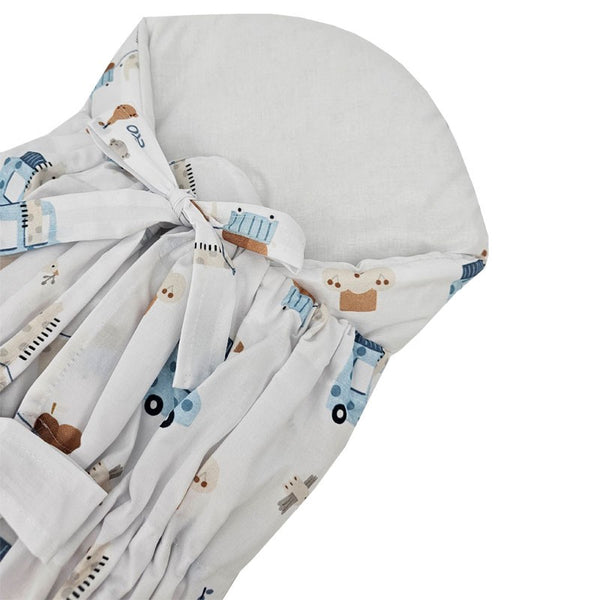 Printed cotton horn with coconut GIRAFFE