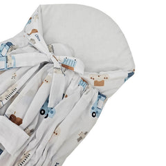 Printed cotton horn with coconut GIRAFFE