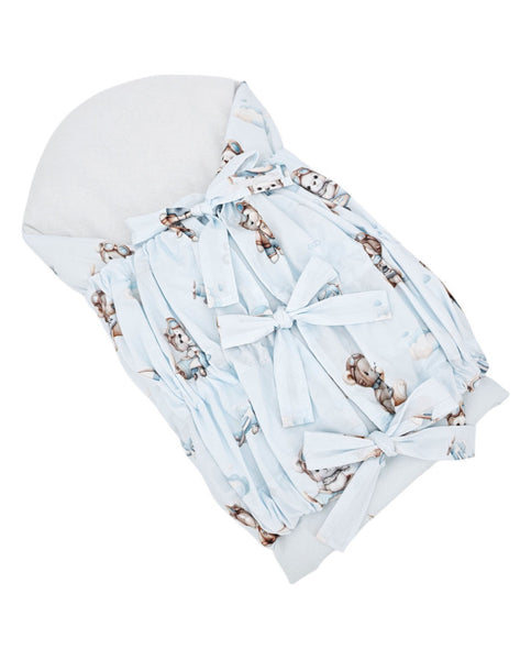 Printed cotton cone with coconut filling PILOT BEAR
