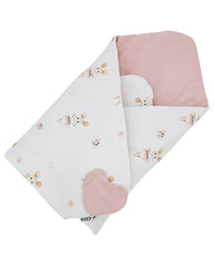 Double-sided printed cotton horn BALLERINA MOUSE