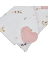 Double-sided printed cotton horn BALLERINA MOUSE